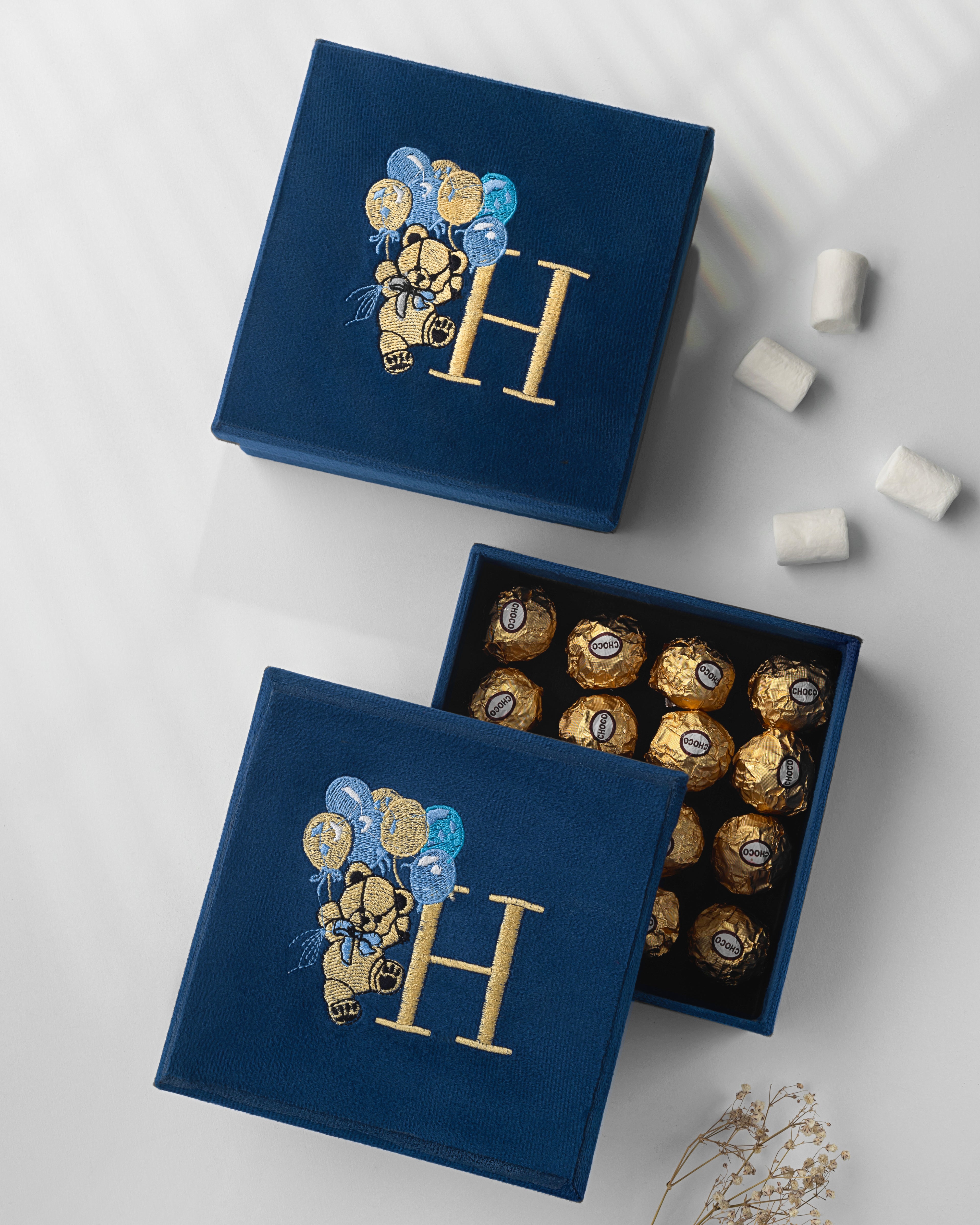 Velvet Teddy Box