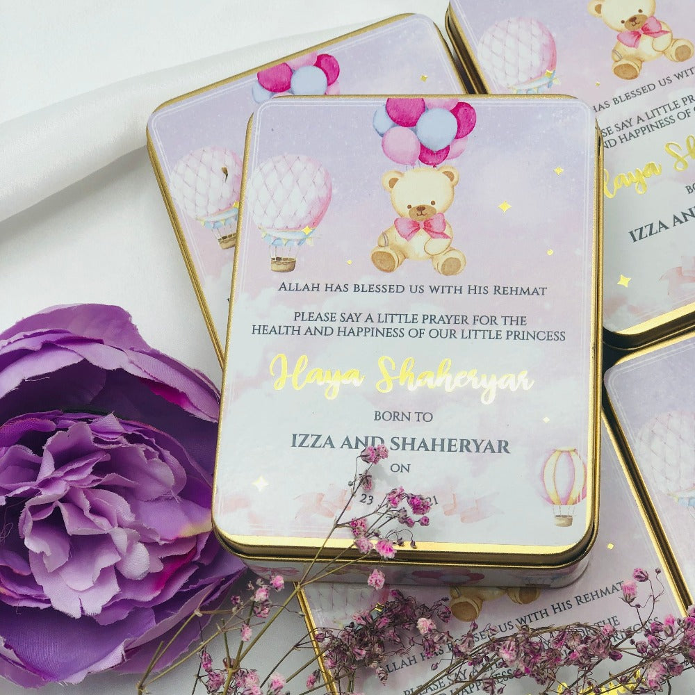 baby annoucement,favors